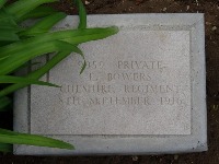 Struma Military Cemetery - Bowers, Edward